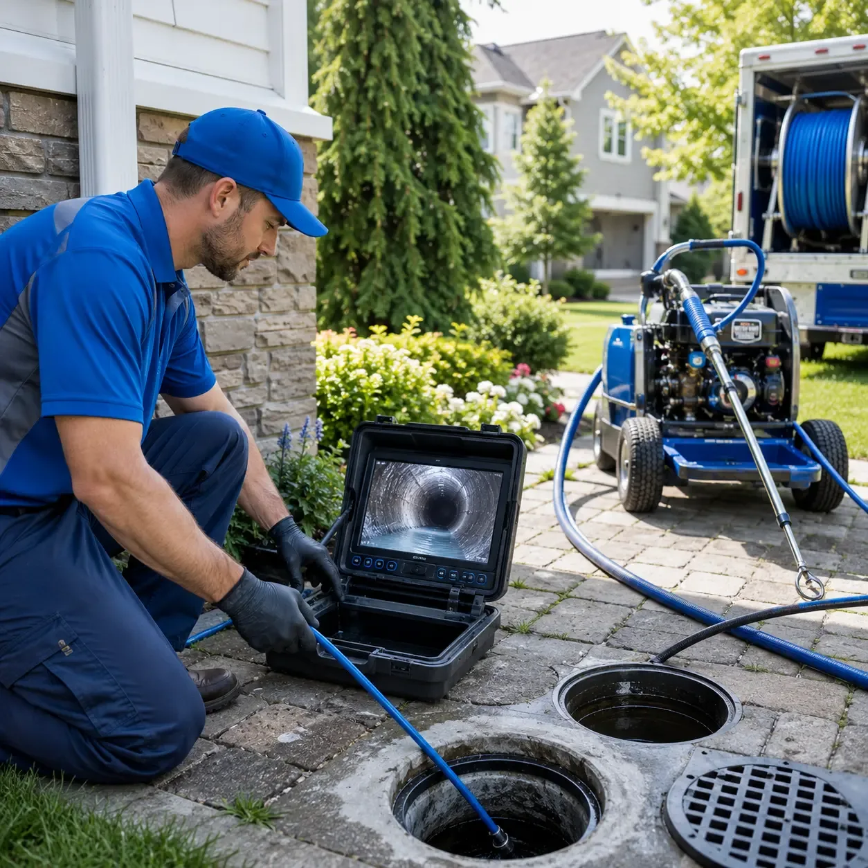 Outdoor drain cleaning professionals serving Tennessee Ridge, TN